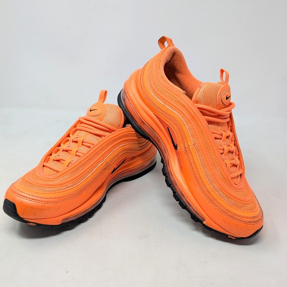 Nike Air Max 97 Total Orange Black DM8338-800 Womens Size 7.5 Running Shoes